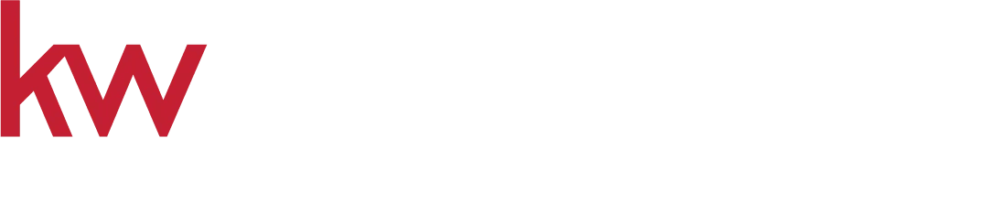 Keller Williams Metropolitan logo with gray text layout below a styled graphic.